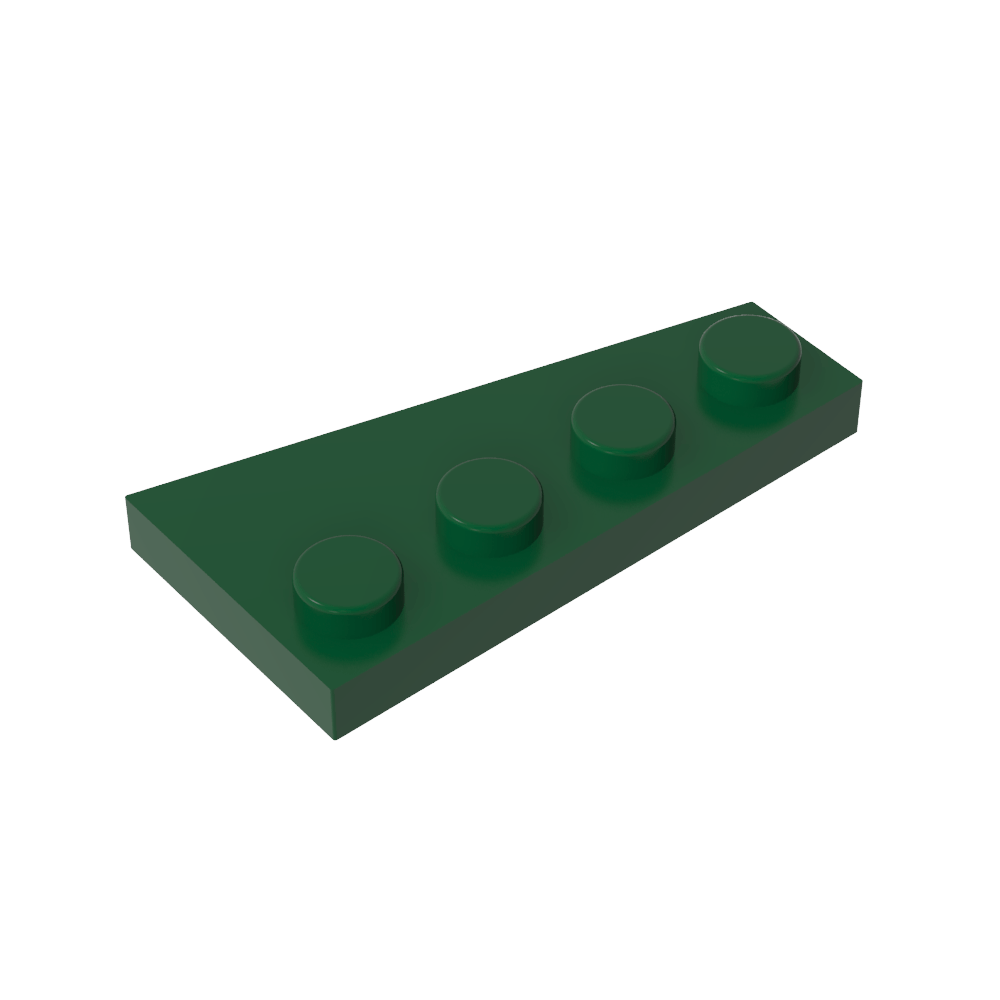 Wedge Plate 4 x 2 Left-MyGobricks