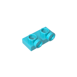 Plate, Modified 1 x 2 with 2 protruding point Inverted