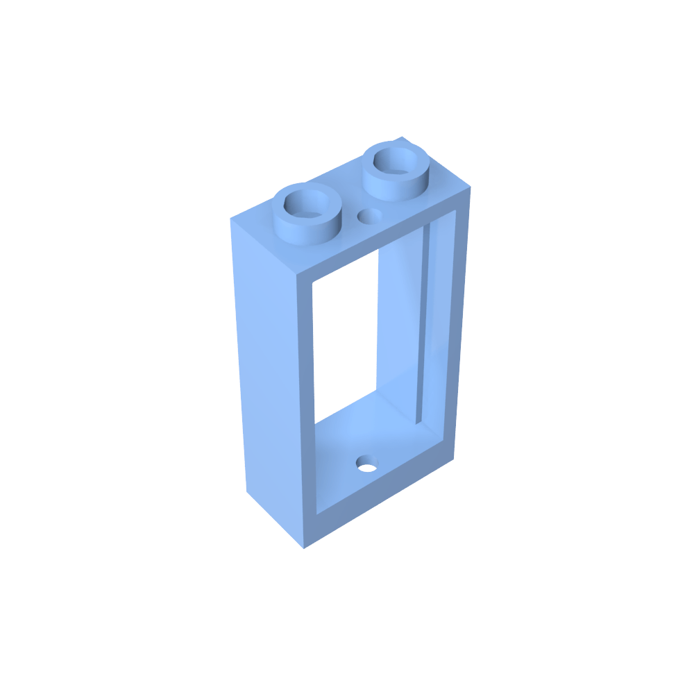 Window 1 x 2 x 3 Flat Front-MyGobricks
