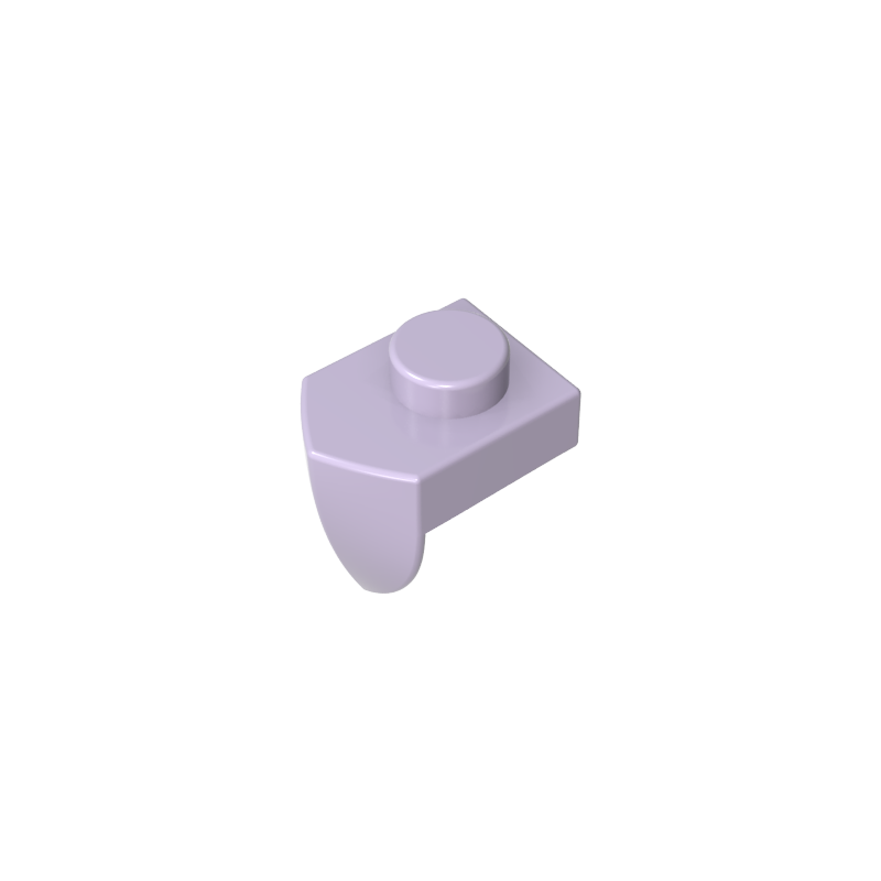 1x1 single-sided sharp corner plate