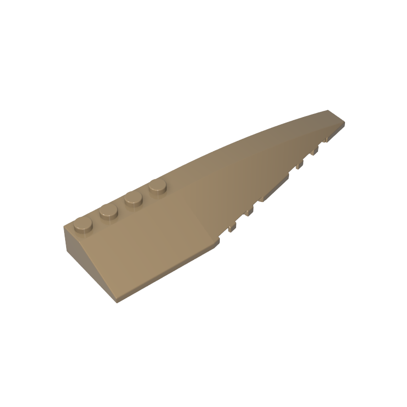 12x3 wedge-shaped brick (right)