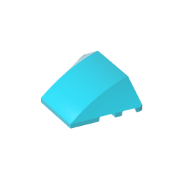 Wedge Curved 4 x 3 No Studs [Plain]-MyGobricks