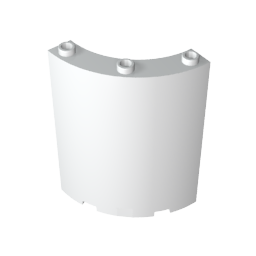 4x4x6 curved wall panel