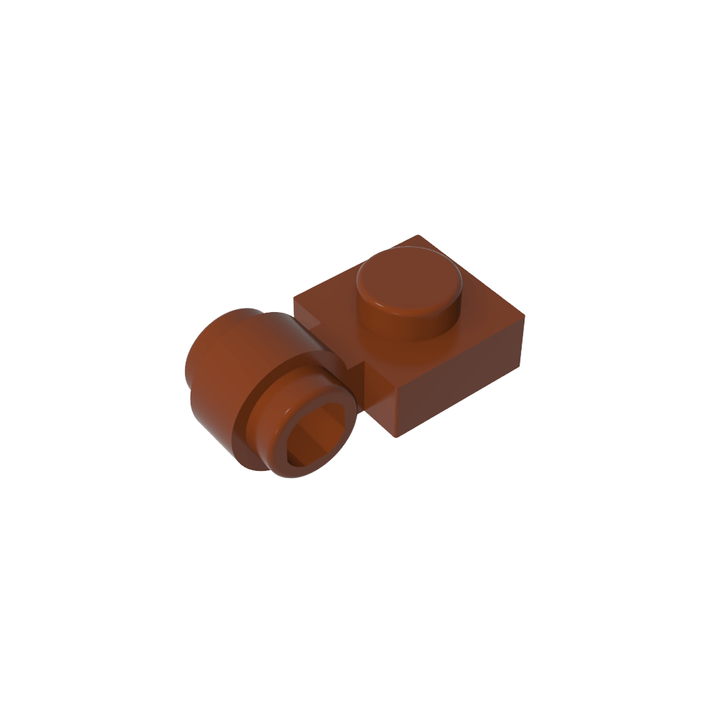 Plate Special 1 x 1 with Clip Light [Thick Ring]-MyGobricks