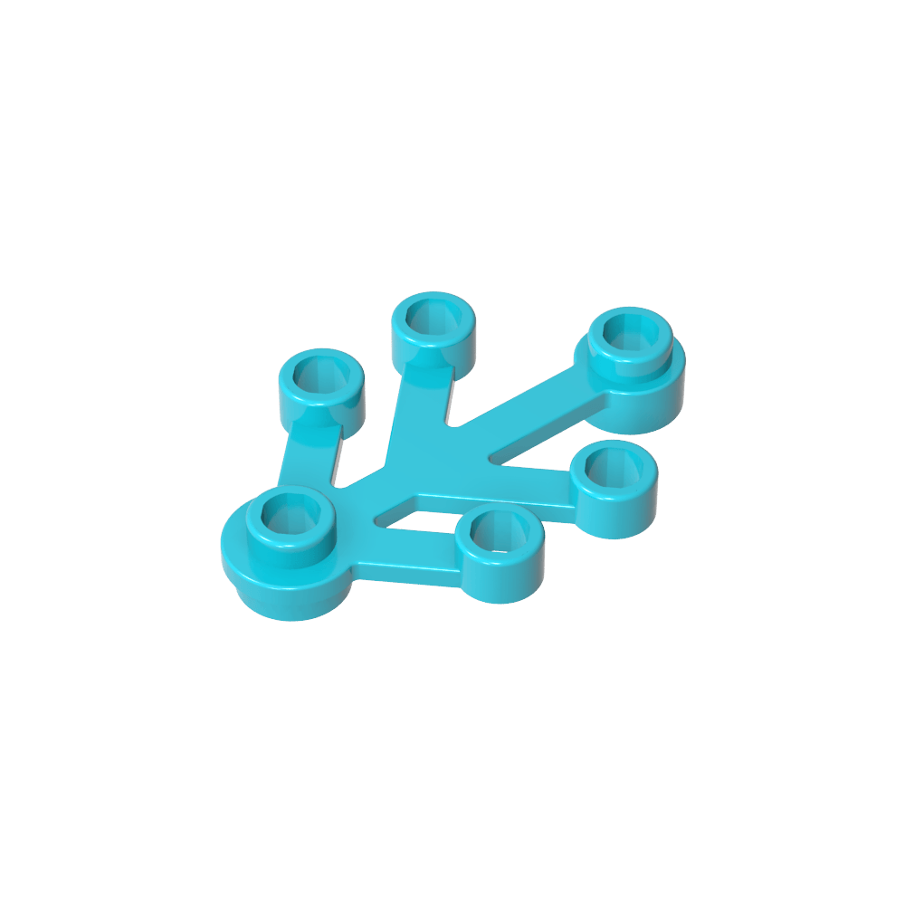 Plant, Leaves 4 x 3-MyGobricks