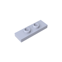 Plate Special 1 x 3 with 2 Studs with Groove and Inside Stud Holder (Jumper)-MyGobricks