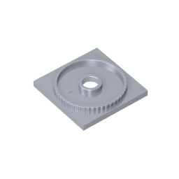 Turntable 4 x 4 Square Base, Locking