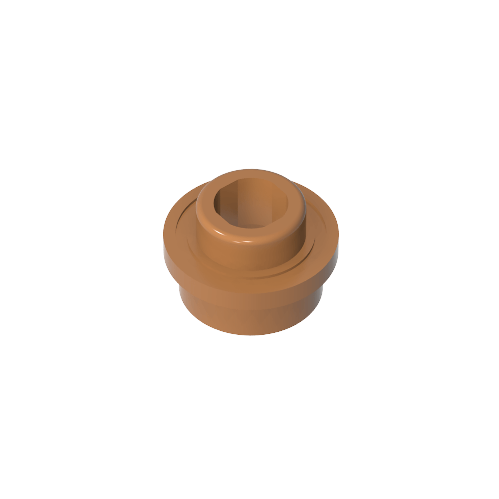 Plate Round 1 x 1 with Open Stud-MyGobricks