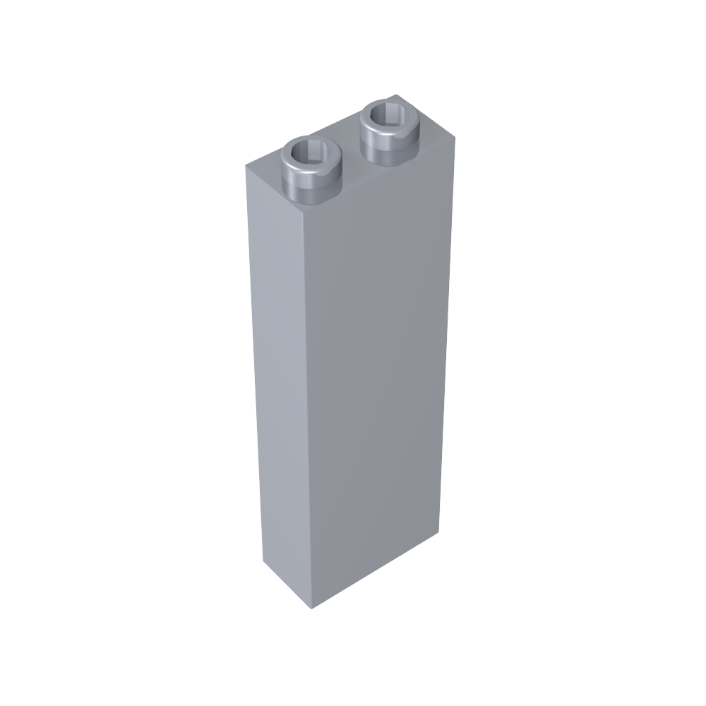 Brick 1 x 2 x 5 without Side Supports-MyGobricks
