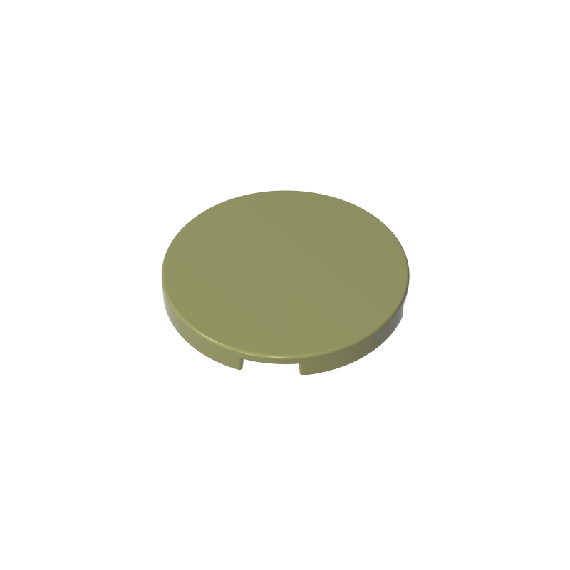 3x3 smooth round plate