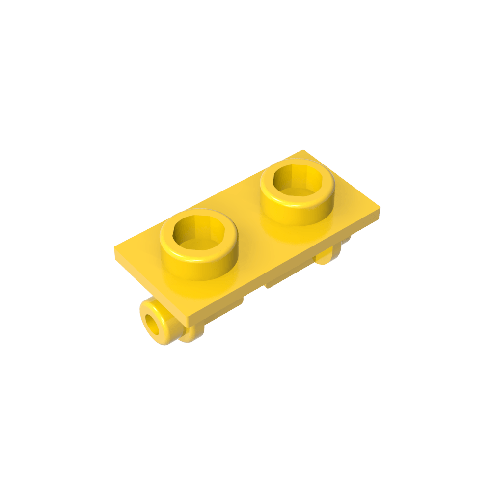 Hinge Brick 1 x 2 Top Plate Thin-MyGobricks