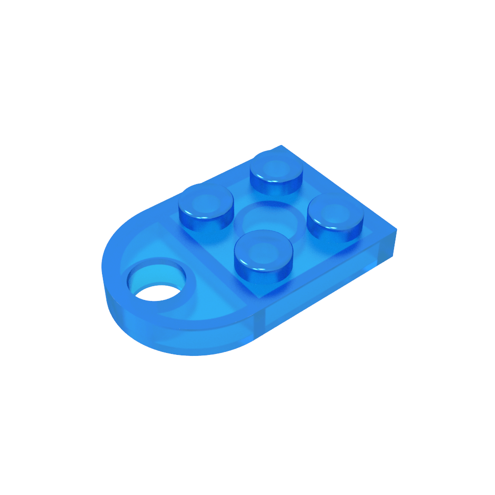 Plate Special 3 x 2 with Hole-MyGobricks