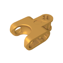 Technic Axle Connector 2 x 3 with Ball Socket, Open Lower Axle Holes-MyGobricks