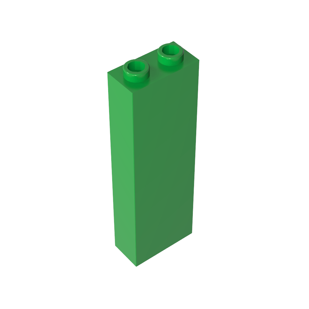 Brick 1 x 2 x 5 without Side Supports-MyGobricks