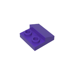 Slope 45 2 x 1 with 2/3 Cutout-MyGobricks