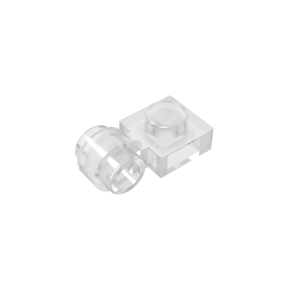 Plate Special 1 x 1 with Clip Light [Thick Ring]-MyGobricks