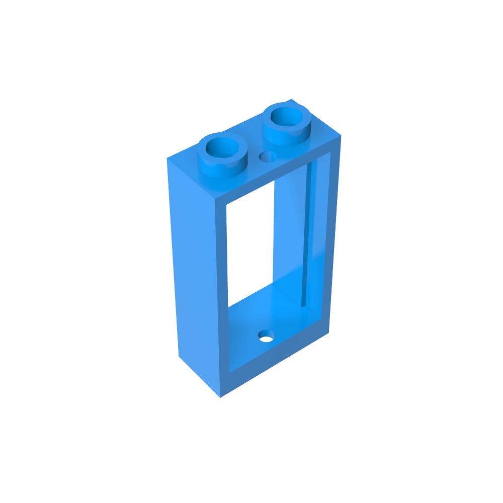 Window 1 x 2 x 3 Flat Front-MyGobricks