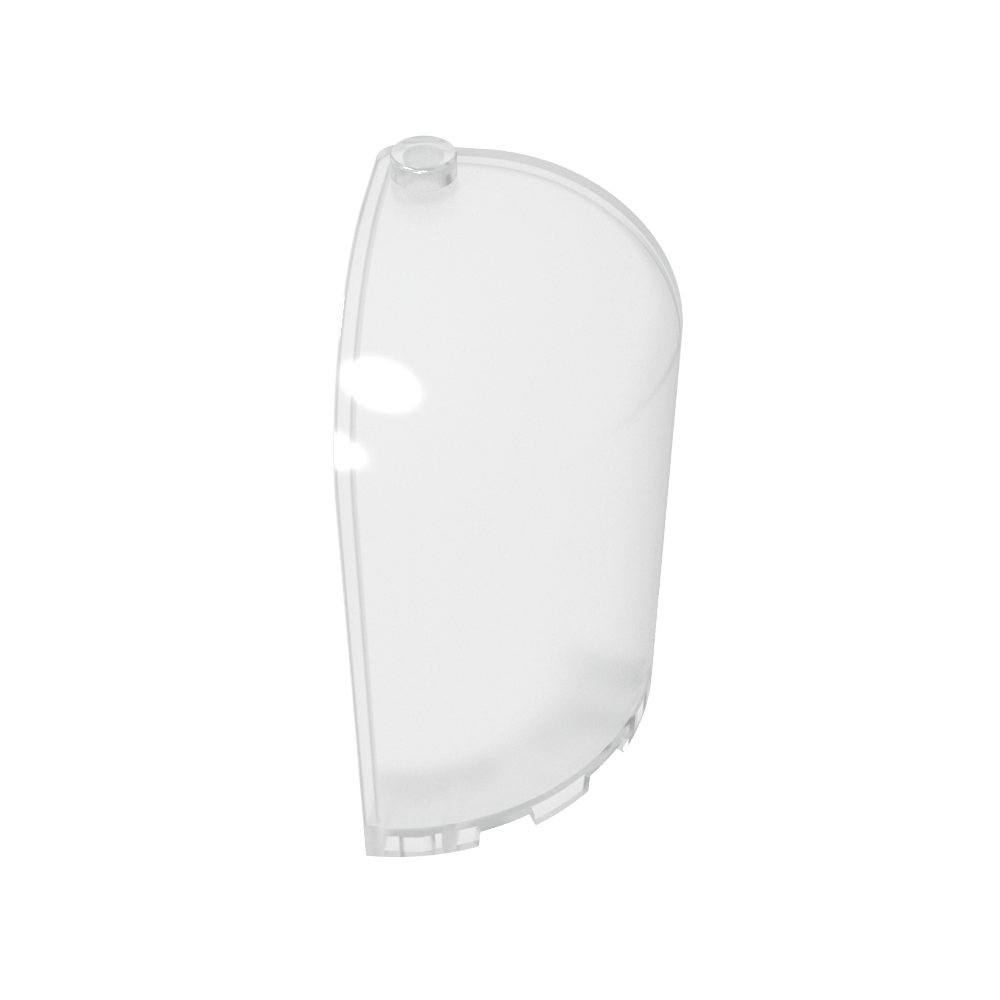 Panel 3 x 3 x 6 Corner Convex with Curved Top-MyGobricks