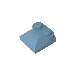Brick Curved 2 x 2 x 2/3 Two Studs and Curved Slope End