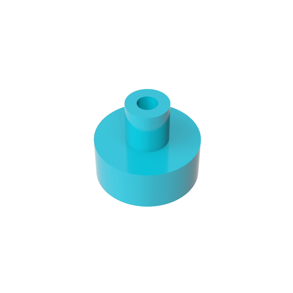 Tile Round 1 x 1 with Hollow Bar