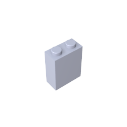 Brick 1 x 2 x 2 with Center Pin-MyGobricks