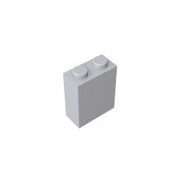 Brick 1 x 2 x 2 with Center Pin-MyGobricks