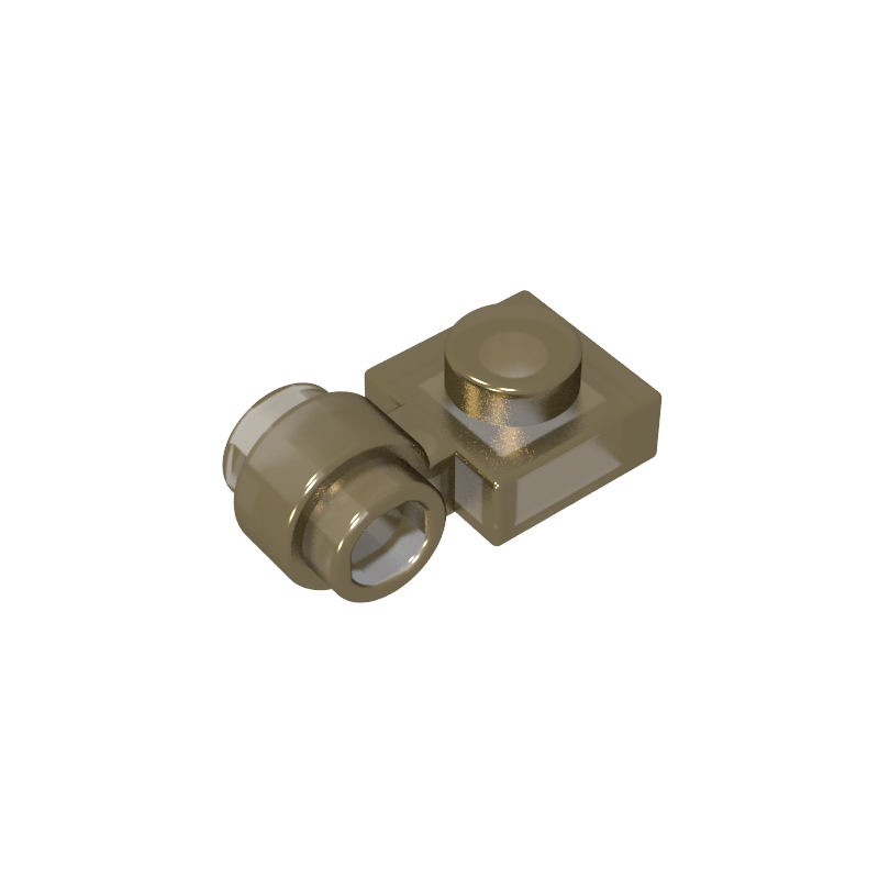 1x2 single sided hinge plate with hole