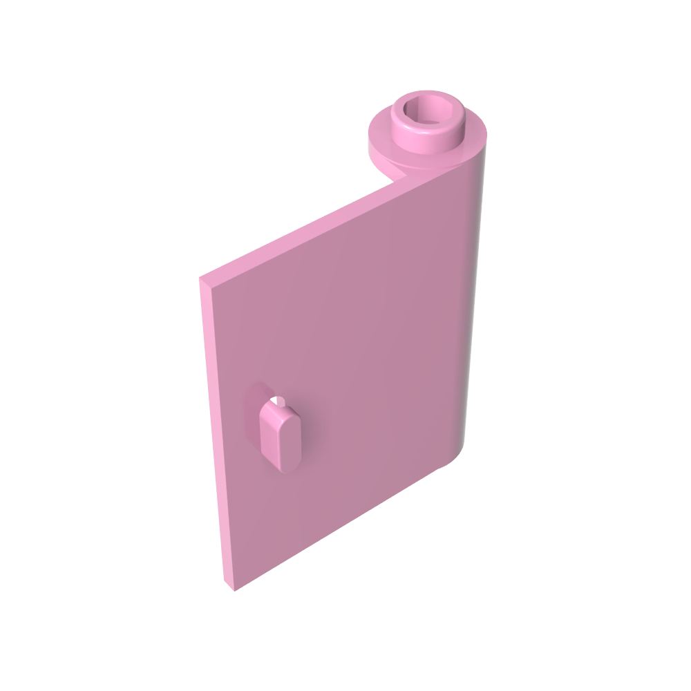 Door 1 x 3 x 3 Right - Open Between Top and Bottom Hinge-MyGobricks