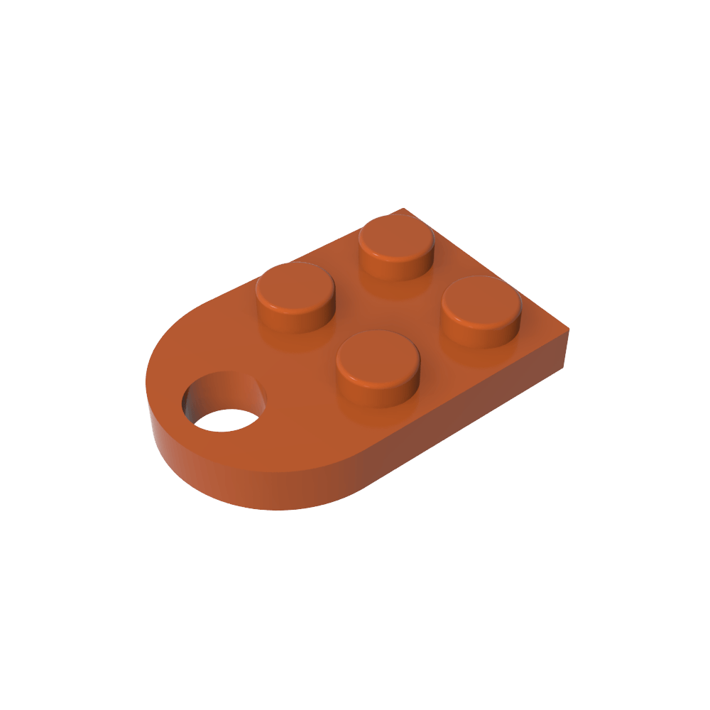Plate Special 3 x 2 with Hole-MyGobricks