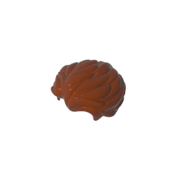 Gobricks Figure Hair Swept Back with Slight Widow's Peak and Short Side Burns [Plain]