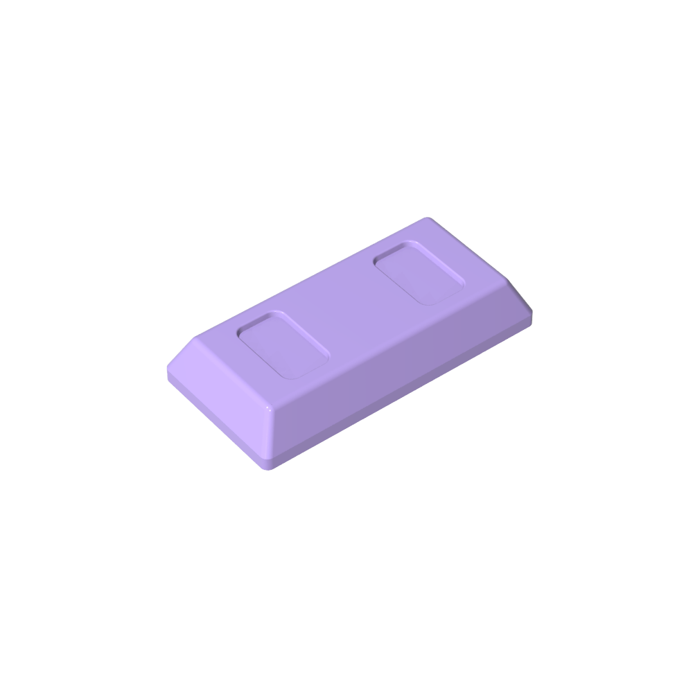 Tile Special 1 x 2 with Sloped Walls AKA Money / Gold Bar [Ingot]