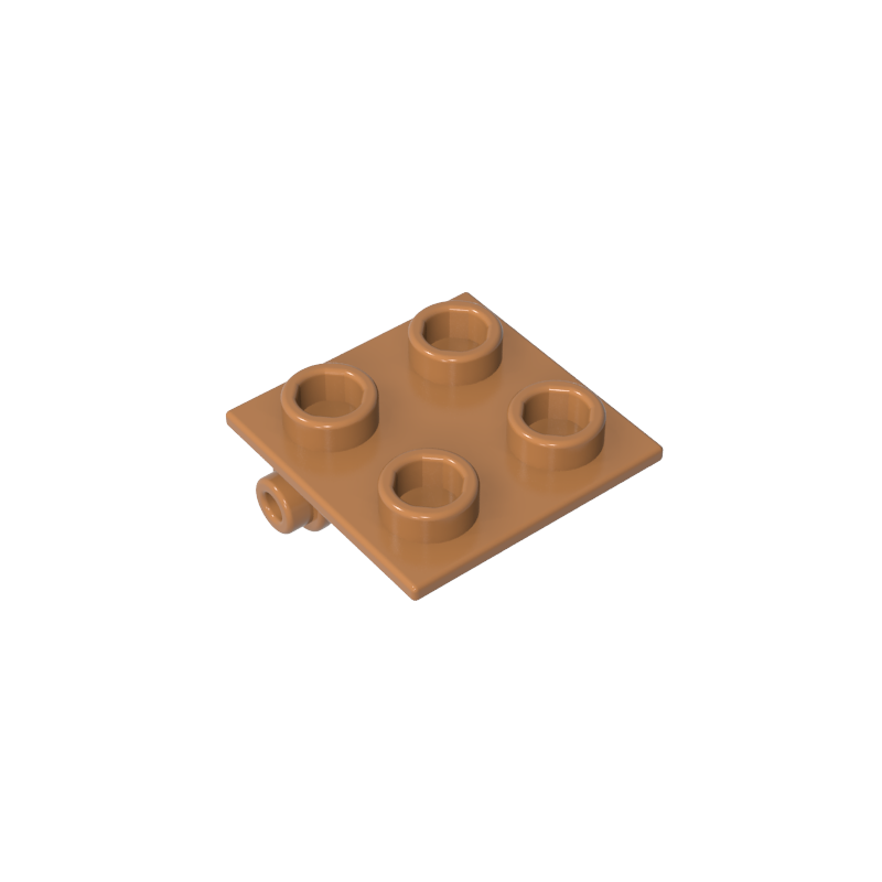2x2 hinge plate
