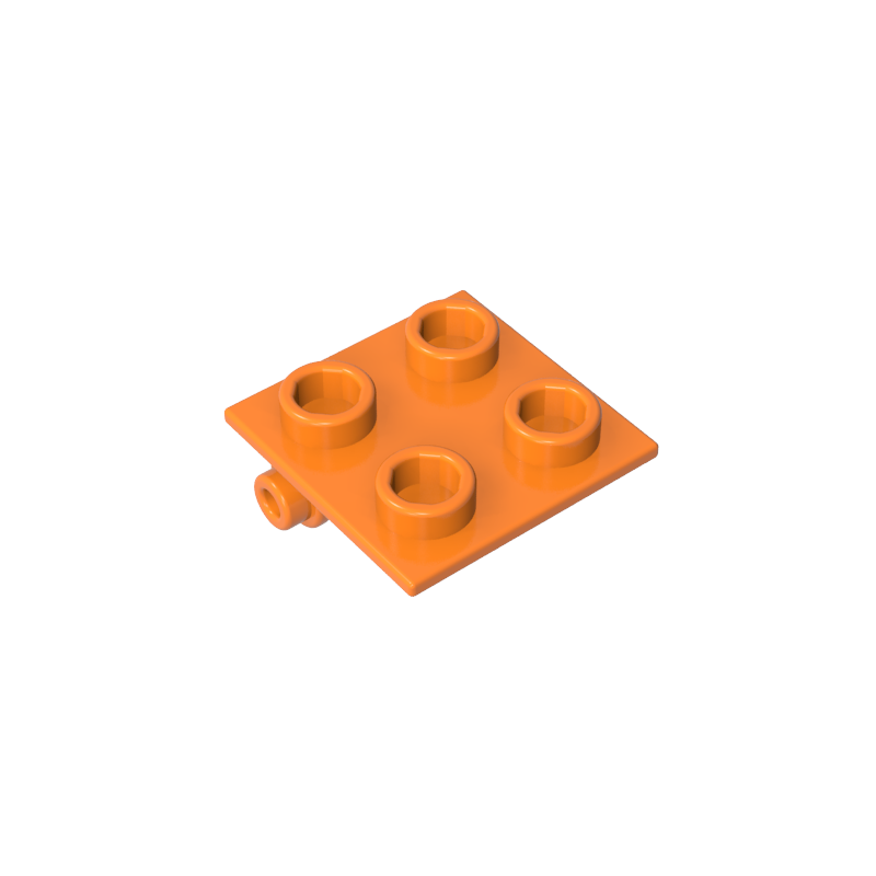 2x2 hinge plate