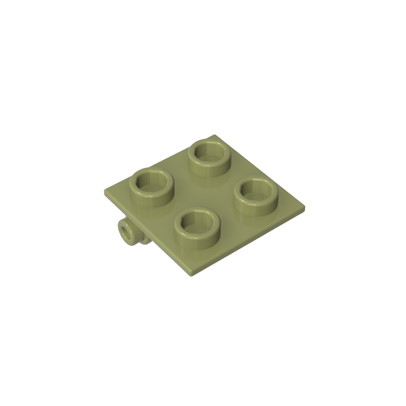 2x2 hinge plate