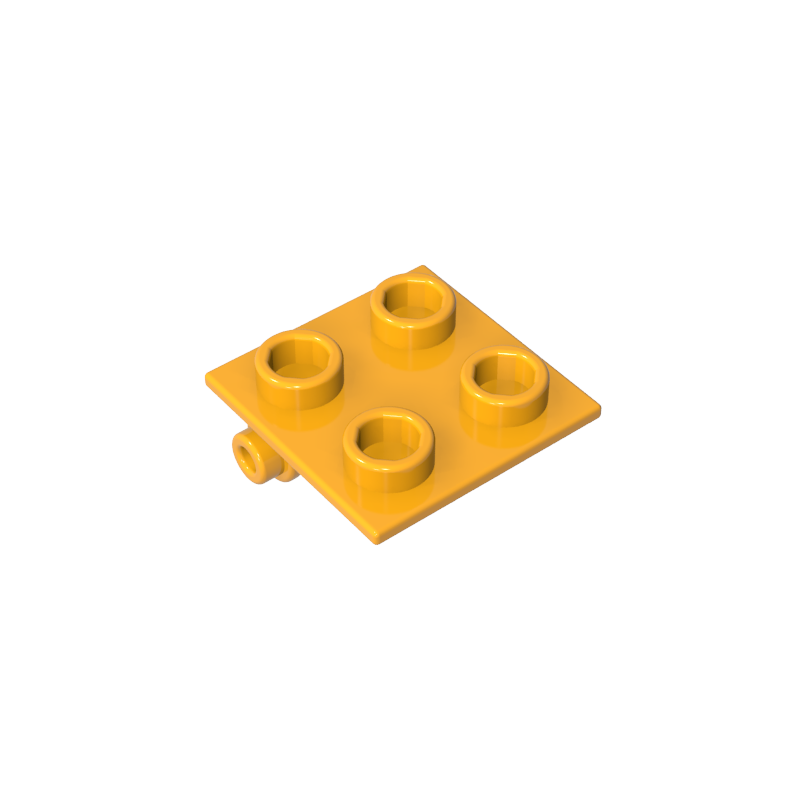 2x2 hinge plate