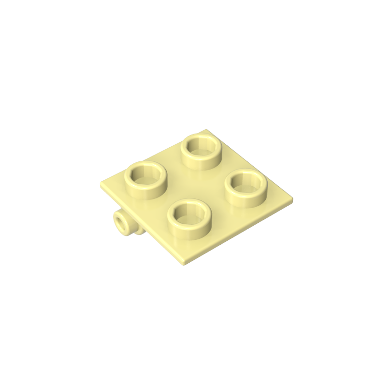 2x2 hinge plate