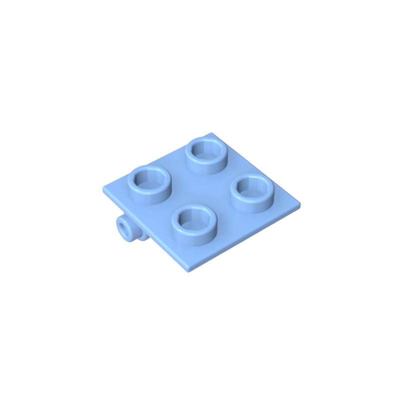 2x2 hinge plate