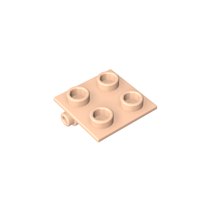 2x2 hinge plate