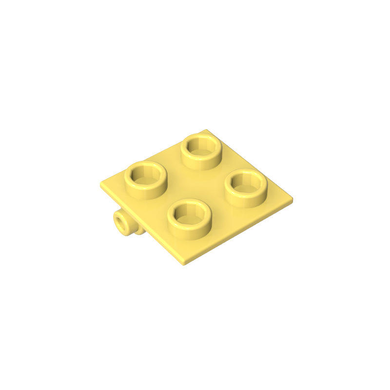 2x2 hinge plate