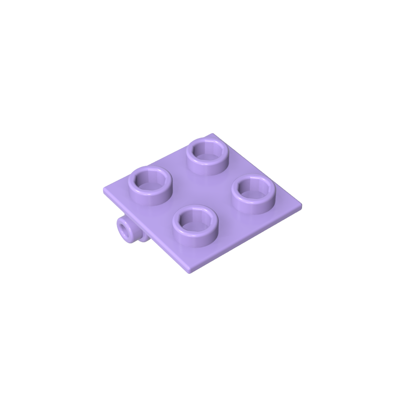 2x2 hinge plate