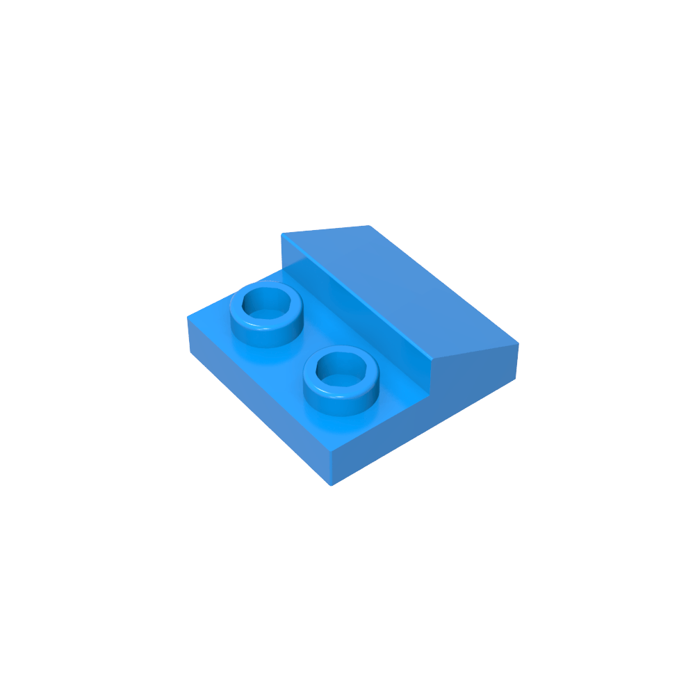 Slope 45 2 x 1 with 2/3 Cutout-MyGobricks