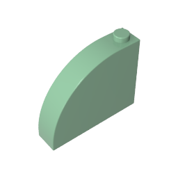 Brick Curved 1 x 4 x 3
