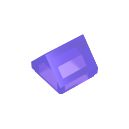 Slope Double 45° 1 x 1-MyGobricks