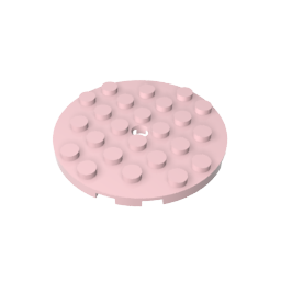 Plate Round 6 x 6 with Hole