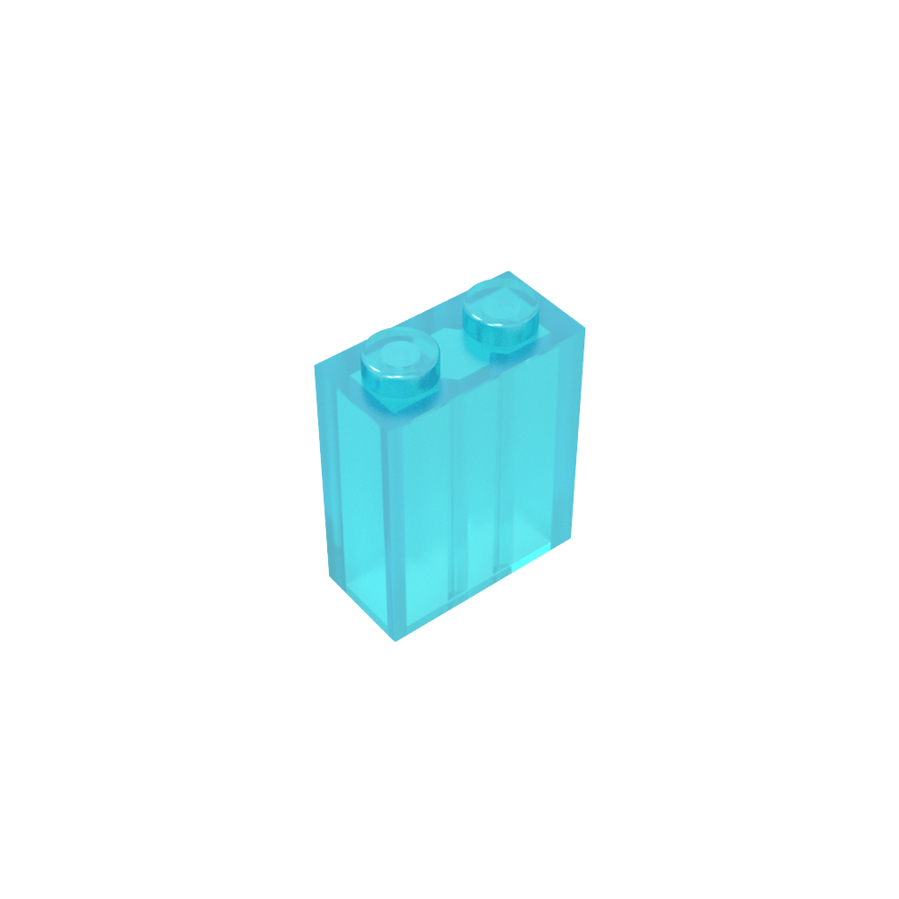 Brick 1 x 2 x 2 with Center Pin-MyGobricks