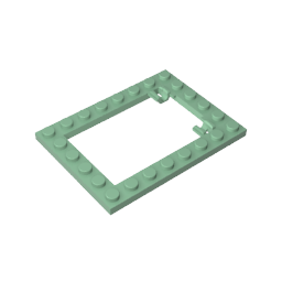 Plate Special 6 x 8 Trap Door Frame Horizontal [Long Pin Holders]