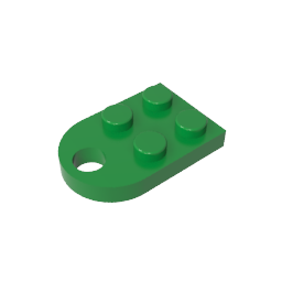 Plate Special 3 x 2 with Hole-MyGobricks