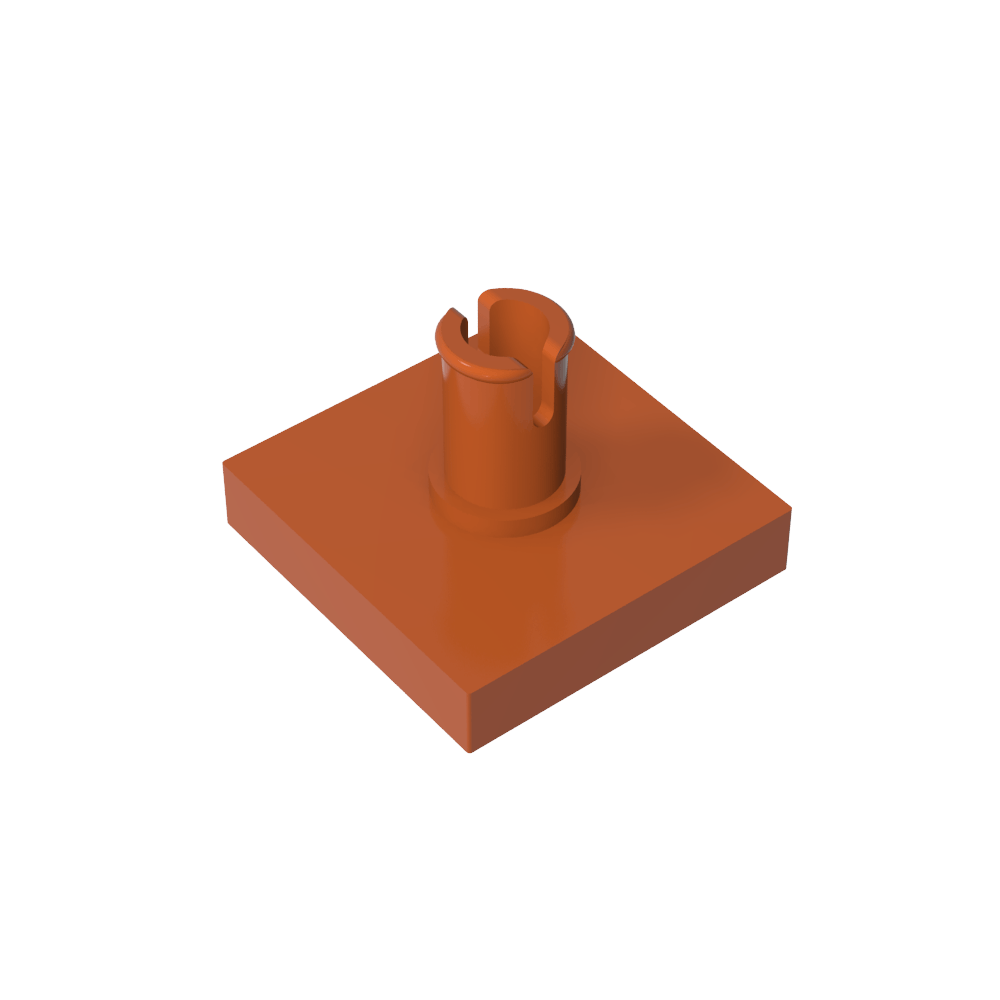 Tile Special 2 x 2 with Pin-MyGobricks
