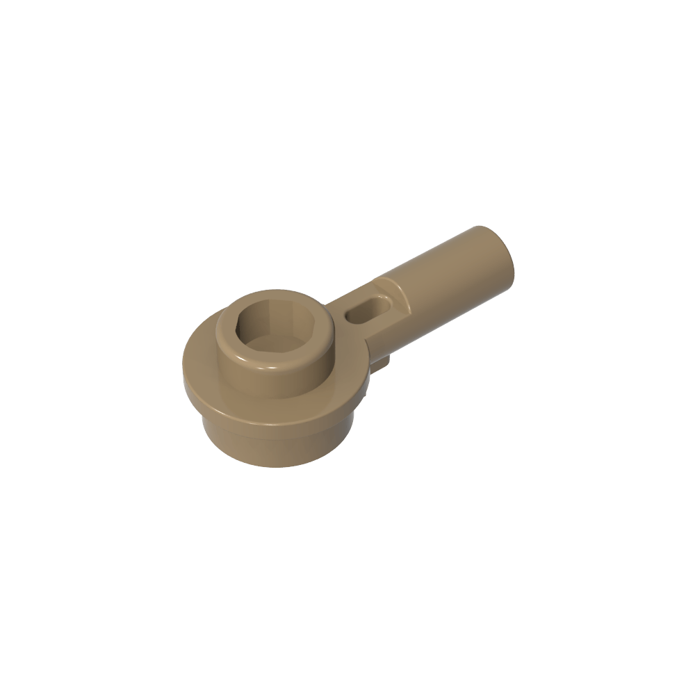 Plate Round 1 x 1 with Hollow Stud and Horizontal Bar 1L-MyGobricks