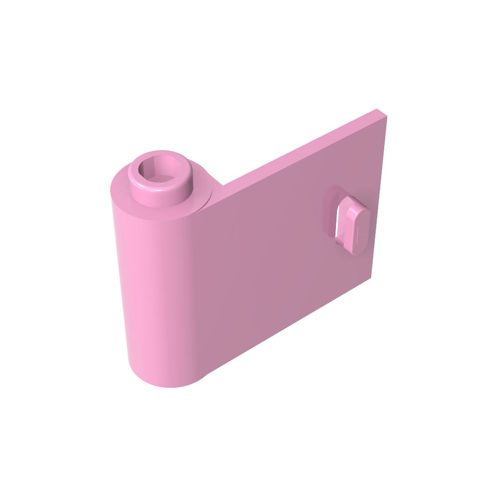 Door 1 x 3 x 2 Left - Open Between Top and Bottom Hinge-MyGobricks